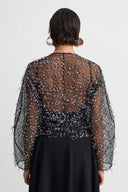 Shimmer Organza Jacket-Y265015108