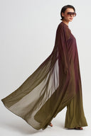 Gradient Long Cape-Y265015114