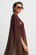 Gradient Long Cape-Y265015114