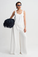 Black Fringed Clutch Bag-Y268018033