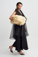 Yellow Fringed Clutch Bag-Y268018033