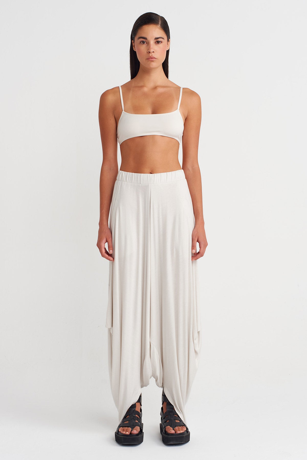 Mıst Draped Bamboo Harem Pants-Y263013005
