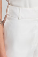 Off White High-Waist Layered Sheer Trousers-Y263013033
