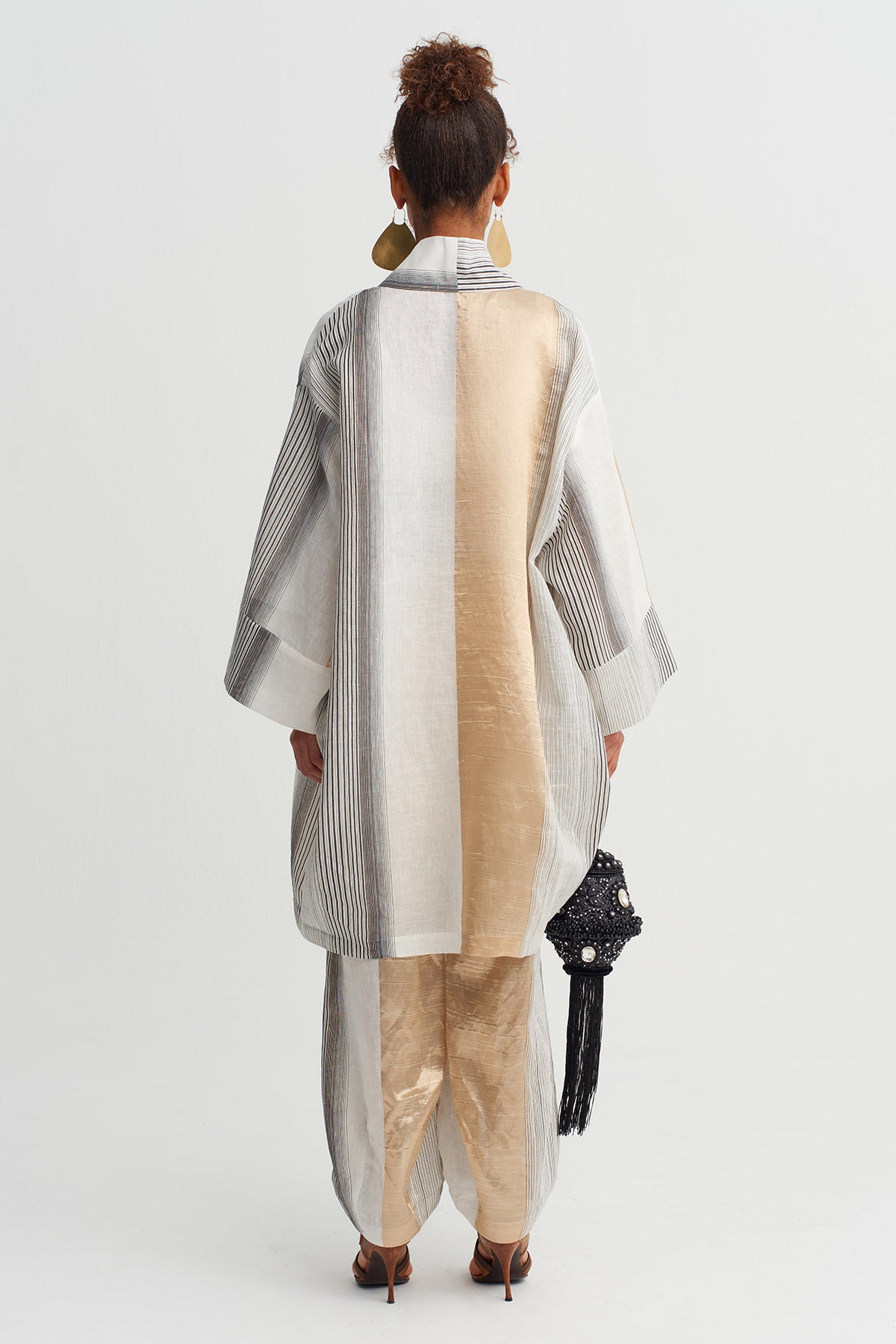Striped Kimono-Y265015037