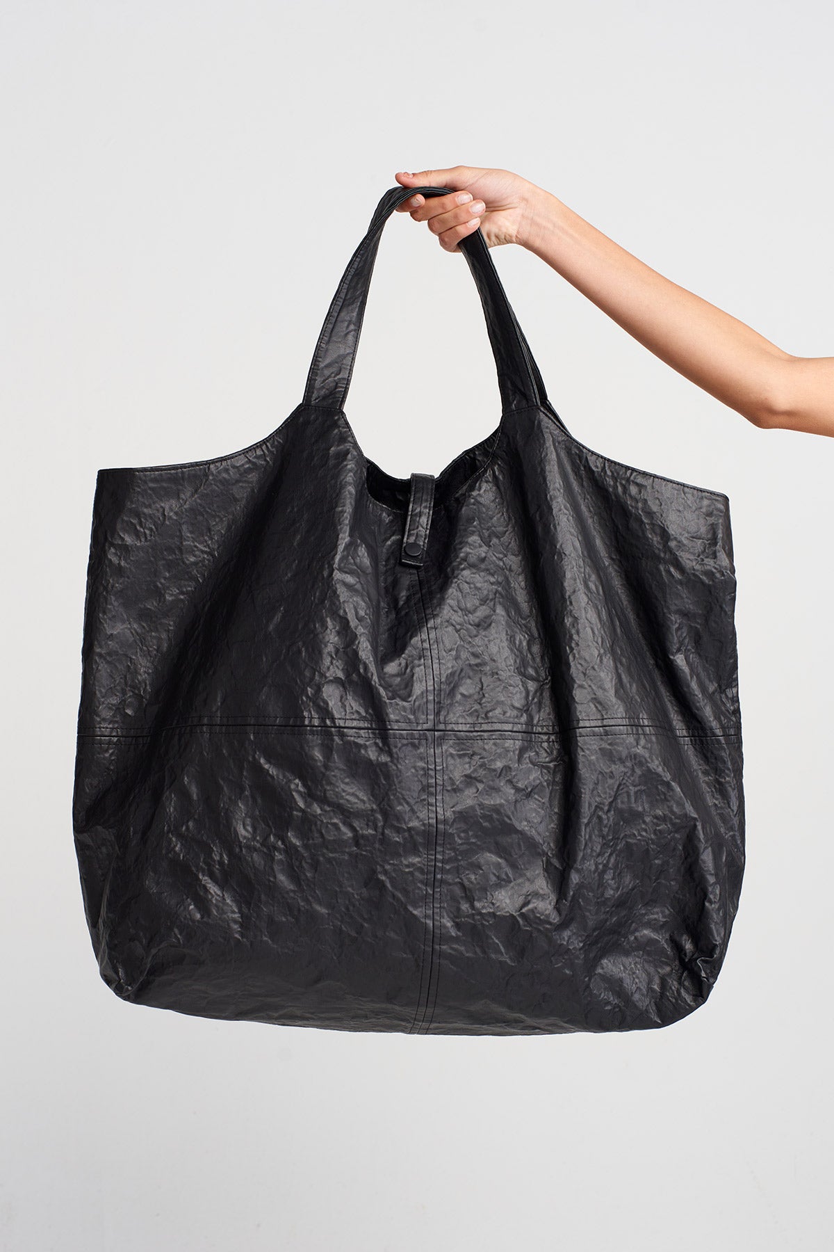 Black Oversize Tote Bag-Y268018006